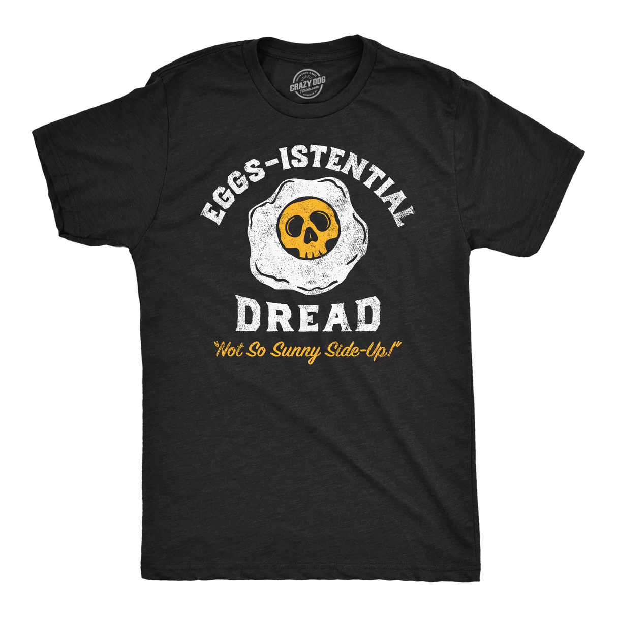 Mens Funny T Shirts Eggs Istential Dread Sarcastic Food Graphic Novelty Tee for Men