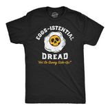 Mens Funny T Shirts Eggs Istential Dread Sarcastic Food Graphic Novelty Tee for Men
