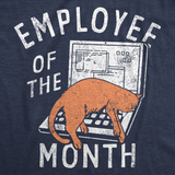 Womens Funny T Shirts Employee of the Month Sarcastic Office Tee for Ladies