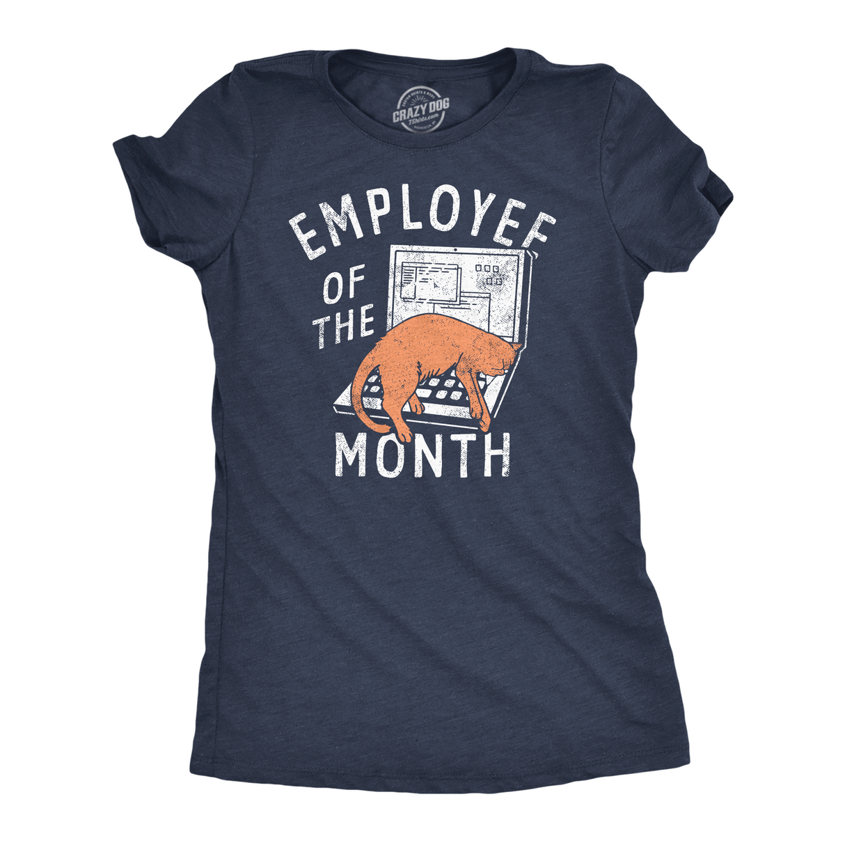 Womens Funny T Shirts Employee of the Month Sarcastic Office Tee for Ladies