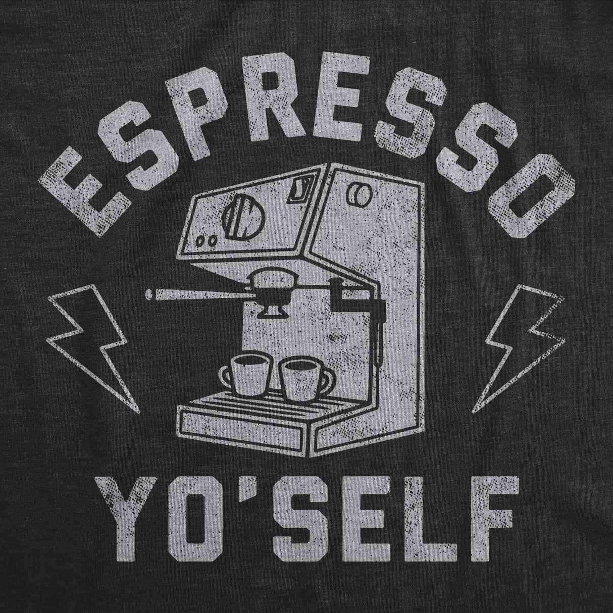 Womens Funny T Shirts Espresso Yo Self Sarcastic Caffeine Lovers Graphic Tee For Ladies