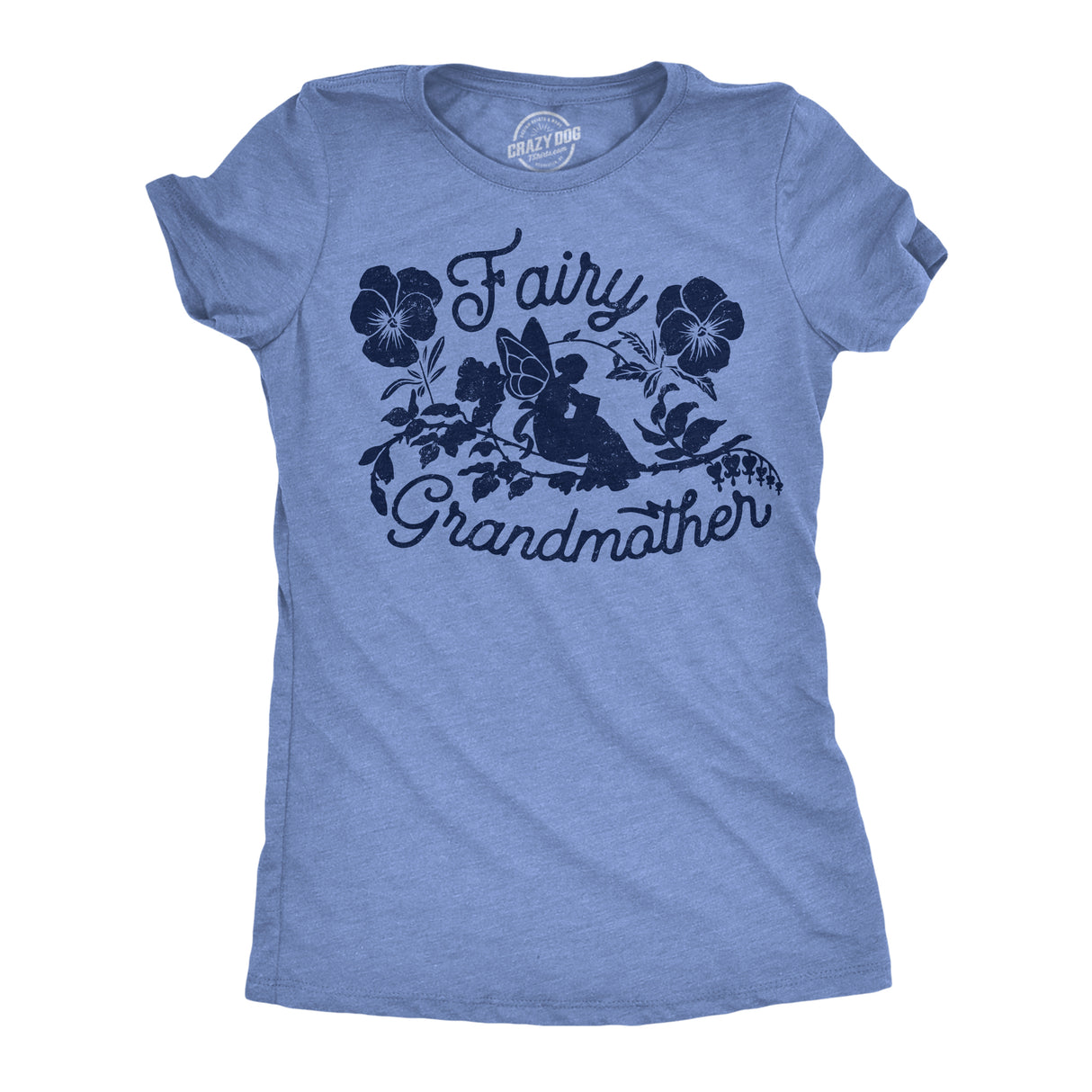 Womens Fairy Grandmother Funny T Shirts Cute Mothers Day Gift Tee For Ladies