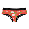 Santa's Favorite Ho Womens Panties Funny Sexy Christmas Underwear For Ladies