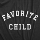 Mens Favorite Child T Shirt Funny Best Sibling Family Brother Sister Joke Tee For Guys