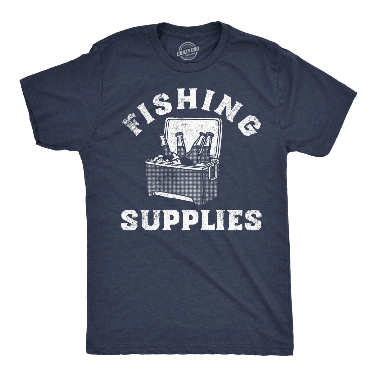 Mens Funny T Shirts Fishing Supplies Sarcastic Drinking Graphic Tee for Men