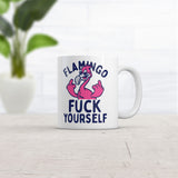 Flamingo Fuck Yourself Mug Funny Sarcastic Graphic Novelty Coffee Cup-11oz