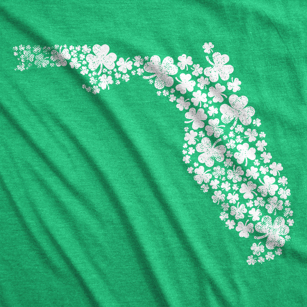 Mens Florida State Clovers T Shirt Funny St Pattys Day Parade Shamrocks Lovers Tee for Guys