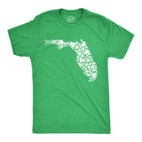 Mens Florida State Clovers T Shirt Funny St Pattys Day Parade Shamrocks Lovers Tee for Guys