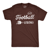 Mens Football Legend Funny T Shirts Sarcastic Sports Graphic Tee For Men