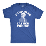 Mens Funny T Shirts Founding Father Figure Sarcastic President Graphic Tee For Men