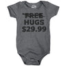 Free Hugs 29.99 Baby Bodysuit Funny Affection Sale Price Tag Joke Jumper For Infants