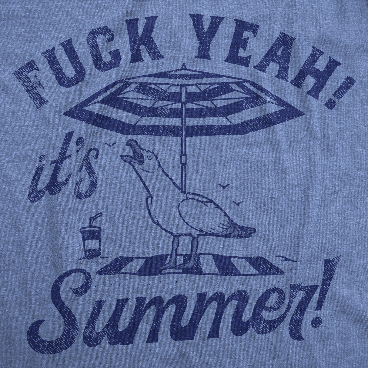 Womens Fuck Yeah Its Summer Funny T Shirt Sarcastic Vacation Tee For Ladies