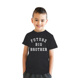 Youth Future Big Brother T Shirt Funny Sibling New Baby Joke Tee For Kids