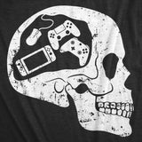 Youth Funny T Shirts Gamer Skull Sarcastic Video Games Graphic Tee For Kids