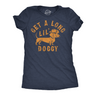 Womens Funny T Shirts Get A Long Lil Doggy Sarcastic Wiener Dog Tee for Ladies