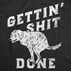 Mens Funny T Shirts Gettin Shit Done Sarcastic Dog Poop Joke Tee For Men