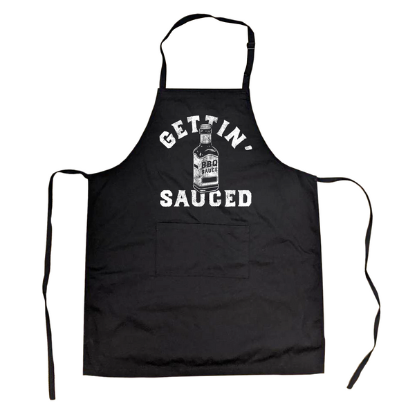 Getting Sauced Sarcastic Barbecue Graphic Cooking Kitchen Utensils