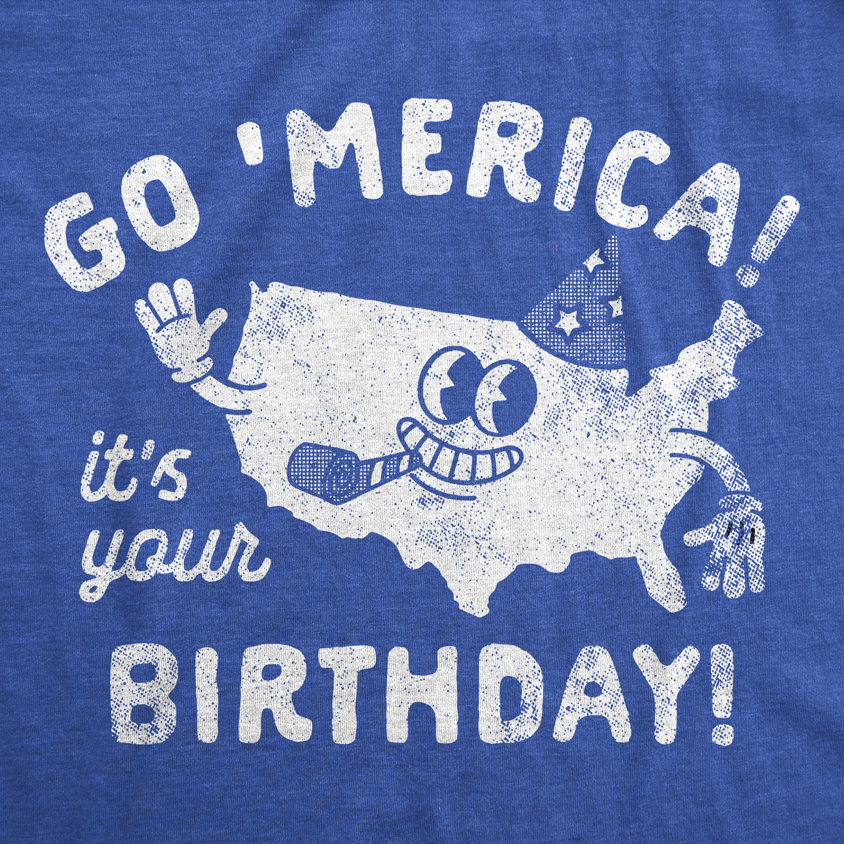 Mens Funny T Shirts Go Merica Its Your Birthday Sarcastic Fourth Of July Graphic Tee for Men