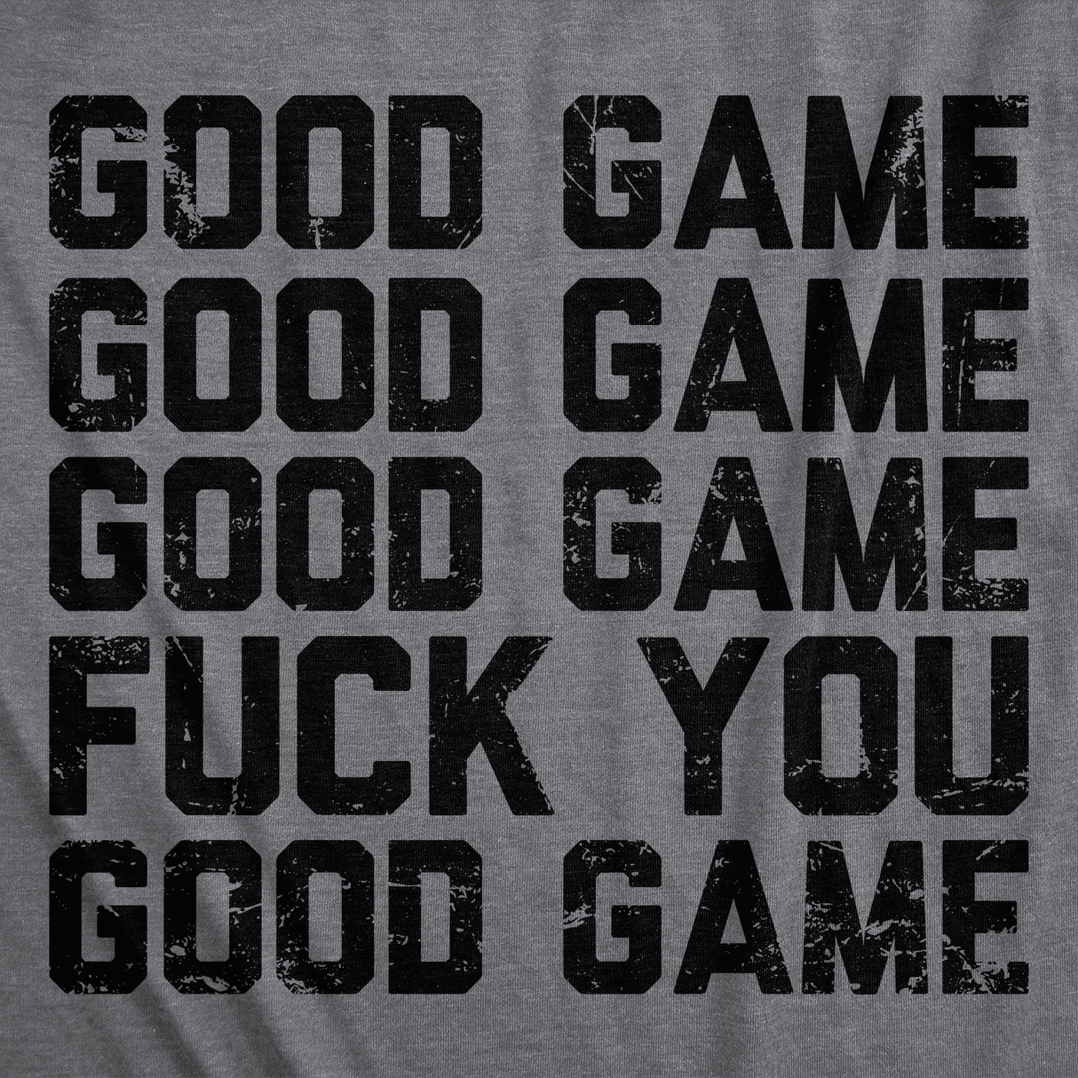 Womens Funny T Shirts Good Game Fuck You Sarcastic Graphic Tee for Ladies