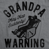 Mens Funny T Shirts Grandpa Warning Sarcastic Fathers Day Tee for Men