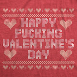 Mens Happy Fucking Valentines Day T Shirt Funny Swearing Valentine Gift Tee For Guys