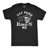 Mens Funny T Shirts Hat Puns Are so Beanie-th Me Sarcastic Novelty Joke Graphic Tee for Men
