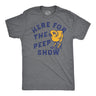 Mens Funny T Shirts Here for The Peep Show Sarcastic Graphic Tee for Men