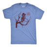 Mens Funny T Shirts Hootin Leads to Hollerin Sarcastic Owl Graphic Tee for Men