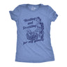 Womens Funny T Shirts Hunting and Providing for My Family Sarcastic Grocery Shopping Tee for Ladies