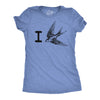 Womens Funny T Shirts I Swallow Sarcastic Bird Graphic Novelty Tee For Ladies