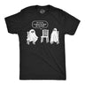Mens Funny T Shirts Hey Guys I Forgot My Sheet But Im Here Sarcastic Halloween Ghost Tee for Men