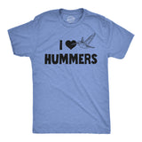 Mens Funny T Shirts I Heart Hummers Sarcastic Humming Bird Graphic Tee For Men