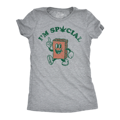 Womens Funny T Shirts Im Special Sarcastic 420 Graphic Tee For Ladies