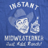 Mens Funny T Shirts Instant Midwesterner Sarcastic Food Graphic Novelty Tee for Men
