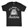 Mens Funny T Shirts Its Past My Bedtime Sarcastic Sleepy Graphic Tee for Men