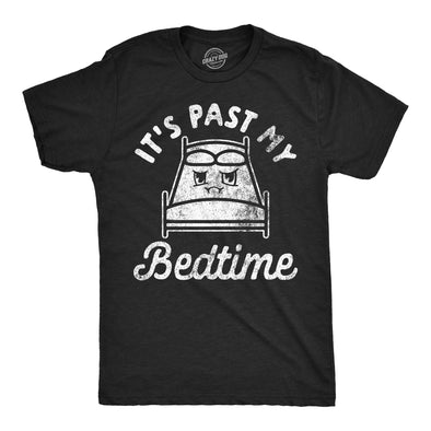 Mens Funny T Shirts Its Past My Bedtime Sarcastic Sleepy Graphic Tee For Men