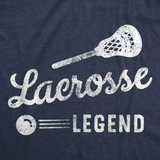 Womens Funny T Shirts Lacrosse Legend Sarcastic Sports Graphic Tee For Ladies