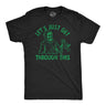 Mens Funny T Shirts Lets Just Get Through This Weed Sarcastic 420 Graphic Tee For Men