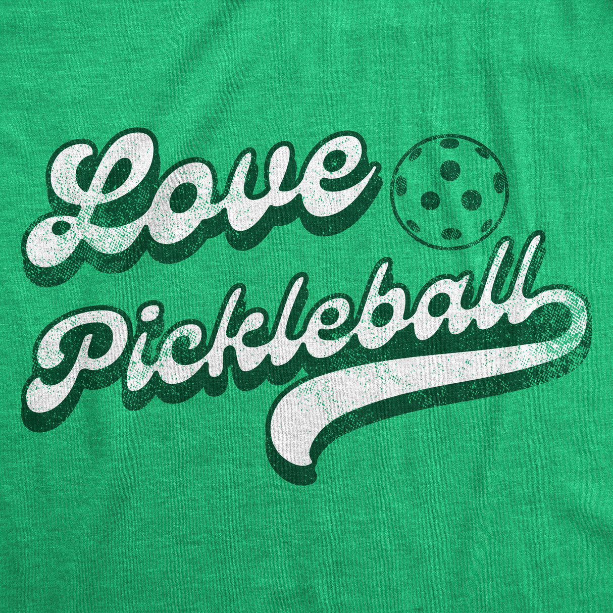 Mens Love Pickleball Funny T Shirt Pickle Ball Retro Graphic Tee For Men