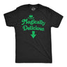 Mens Funny T Shirts Magically Delicious Arrow St Patricks Day Sarcastic Tee