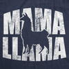 Womens Funny T Shirts Mama Llama Cute Mothers Day Gift Tee For Moms