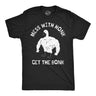 Mens Mess with the Honk Get the Bonk T Shirt Funny Goose Shirt Ripped Animal Tee for Guys