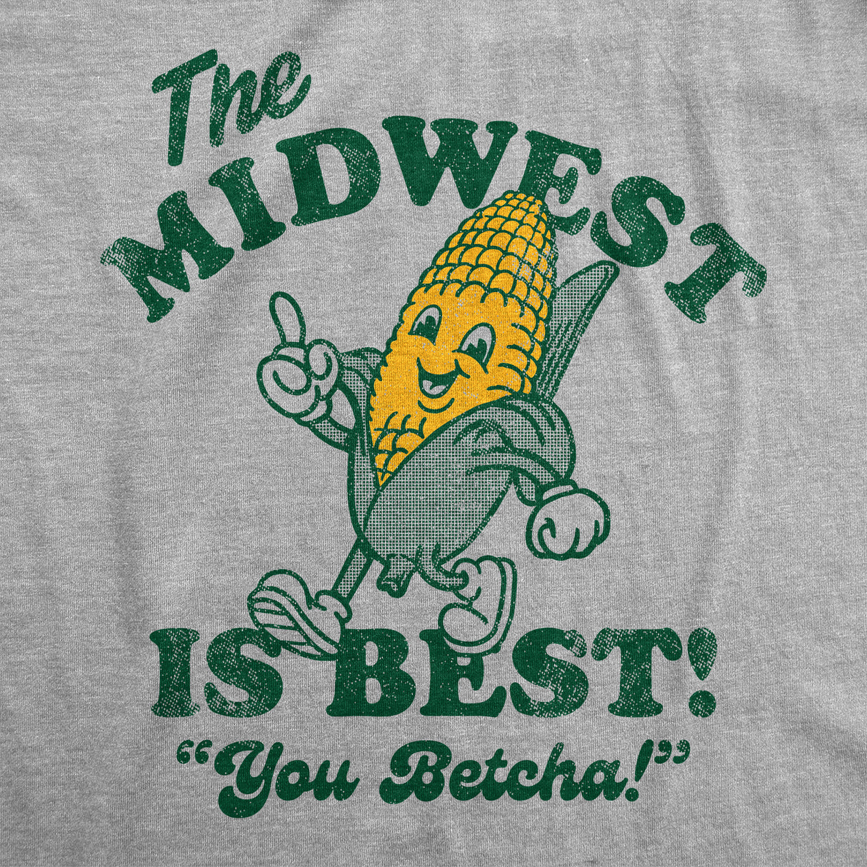 Mens Funny T Shirts The Midwest Is Best Sarcastic Western Graphic Tee for Men