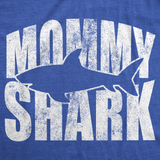 Womens Funny T Shirts Mommy Shark Cute Mothers Day Tee For Moms