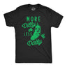 Mens Funny T Shirts More Dilly Less Dally Sarcastic Pickle Graphic Tee for Men