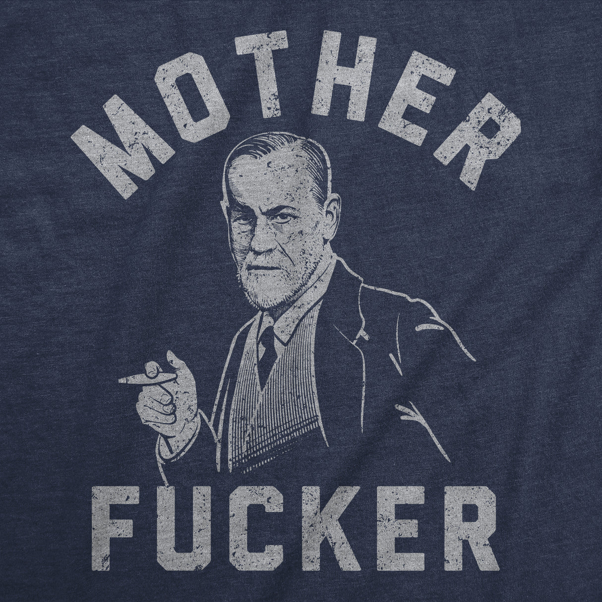 Mens Funny T Shirts Mother Fucker Freud Sarcastic Graphic Novelty Tee for Men