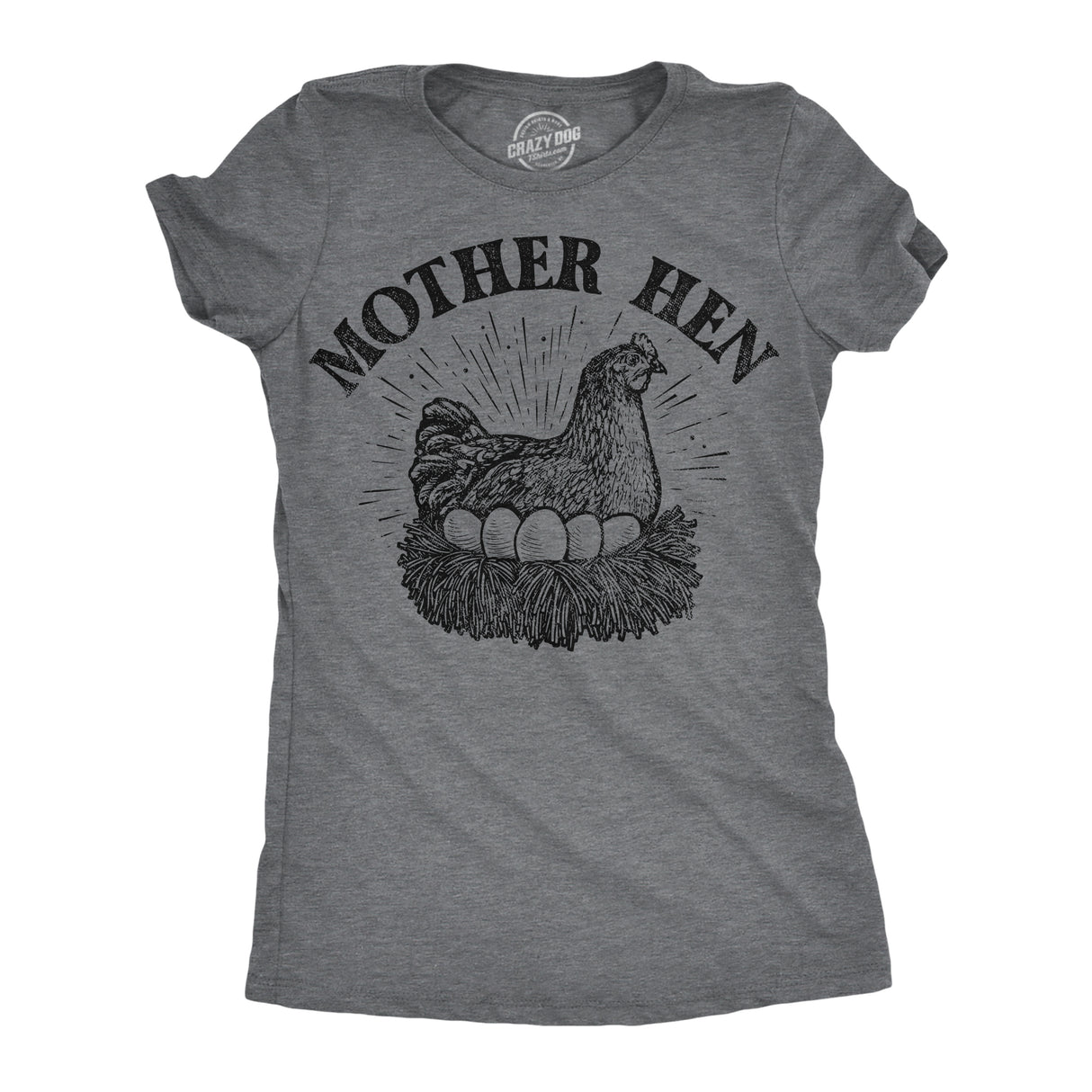 Womens Funny T Shirts Mother Hen Sarcastic Mothers Day Grapic Tee For Ladies