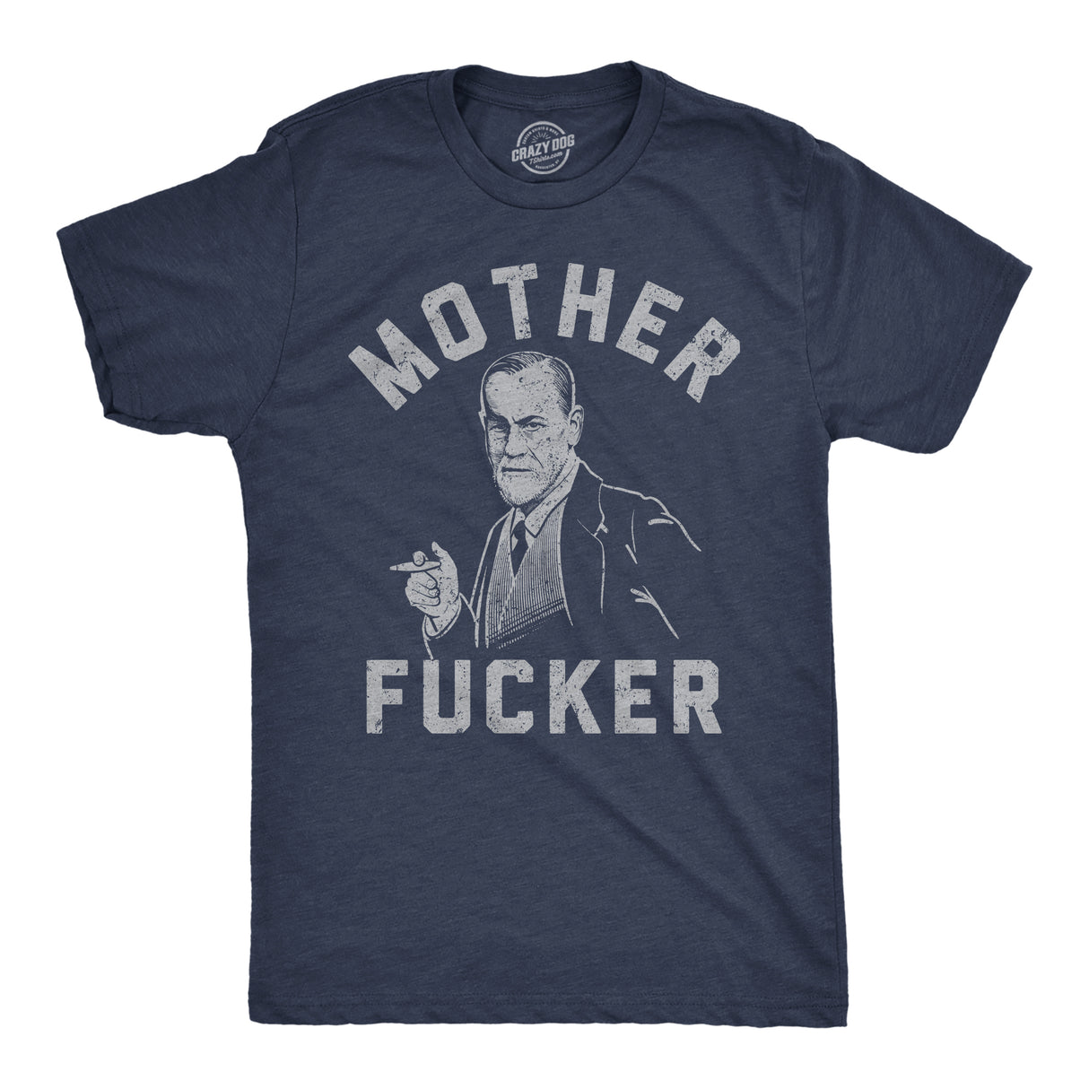 Mens Funny T Shirts Mother Fucker Freud Sarcastic Graphic Novelty Tee for Men