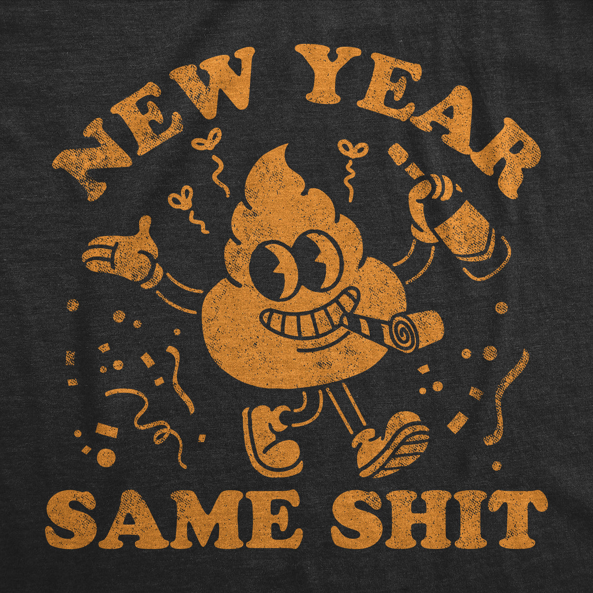 Mens Funny T Shirts New Year Same Shit Sarcastic New Years Eve Party Novelty Tee for Men