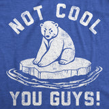 Mens Funny T Shirts Not Cool You Guys Sarcastic Polar Bear Tee for Guys